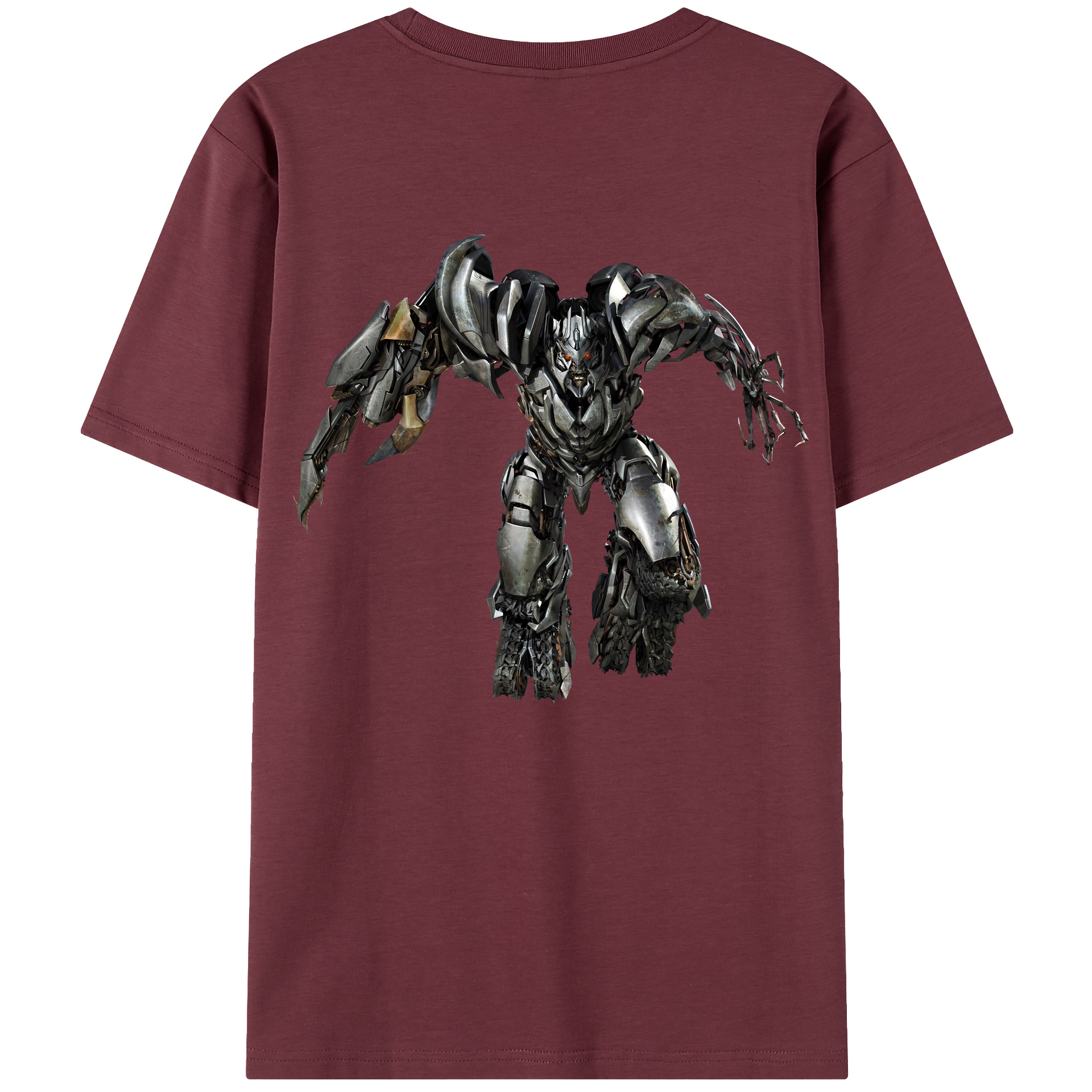（画像用） Transformers トランスフォーマー 綿100％半袖Tシャツ（背面プリント）